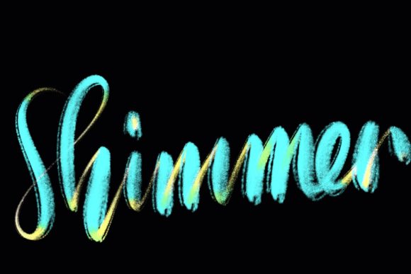 Download Procreate Brush Rainbow Metallic Shimmer - Metallic shimmer Collection