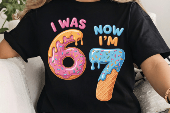 Download 67 Drip Donut 7th Birthday PNG - Premium Resources